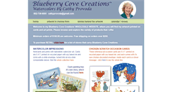 Desktop Screenshot of blueberrycovecreations.com